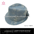 lettering fedora hats with bowknot cotton winter warm hat for men